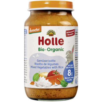 Holle Detská bio výživa (príkrm) zeleninové rizoto od 8. mesiaca